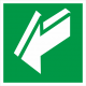 Знак E19 Открывать движением на себя 100x100