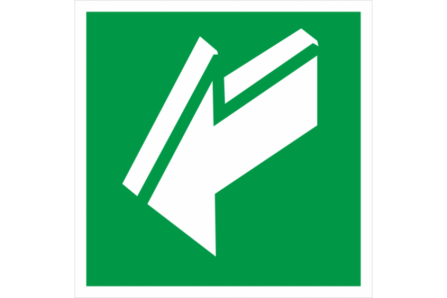 Знак E19 Открывать движением на себя 100x100