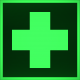 Знак EC01 Аптечка первой медицинской помощи 100x100