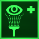 Знак EC04 Пункт обработки глаз 100x100