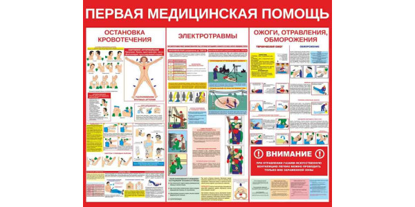 Стенд-5 "Первая медицинская помощь"