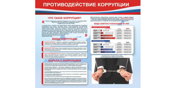 Стенд "Противодействие коррупции"