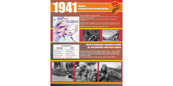 Стенд "1941 год"