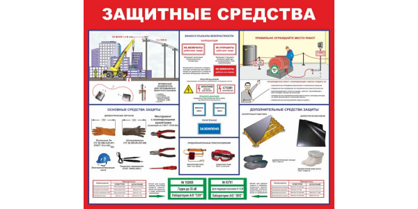 Стенд "Защитные средства"