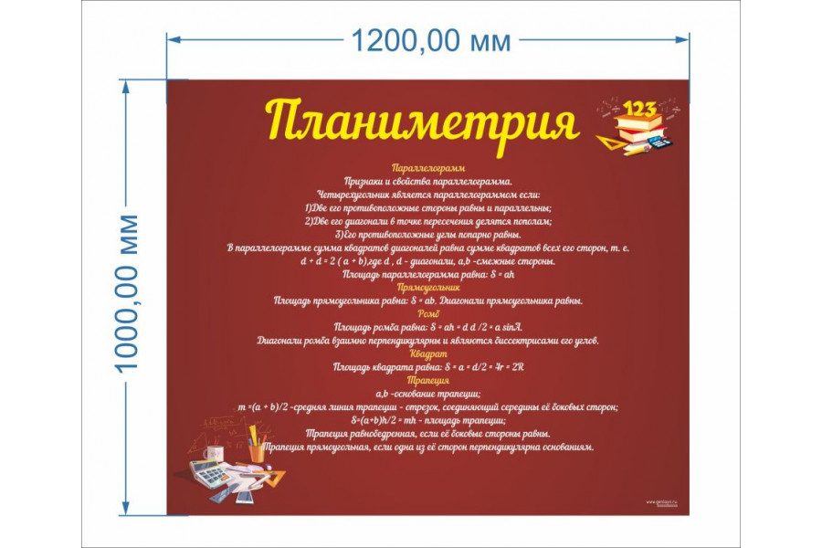 Стенд-3 "Планиметрия"