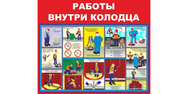Стенд-2 "Работы внутри колодца"