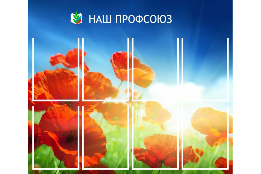 Стенд-2 "Наш профсоюз" с карманами