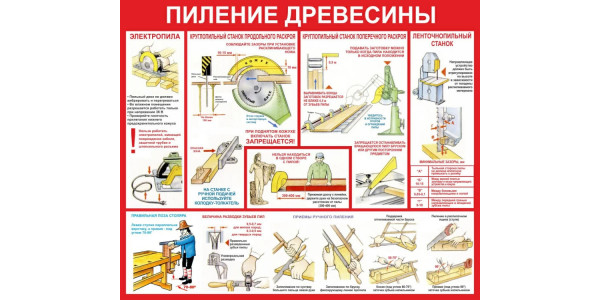 Стенд "Пиление древесины"