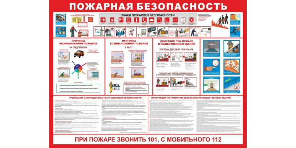 Стенд-7 "Пожарная безопасность"