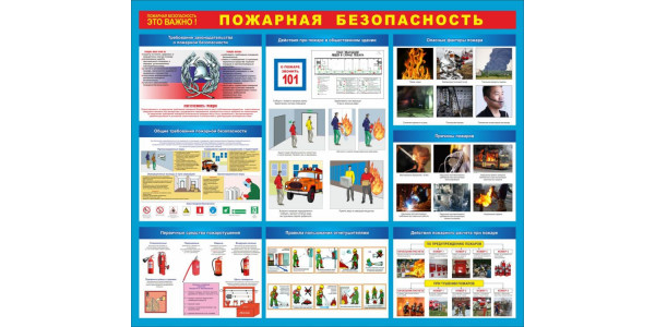Стенд-10 "Пожарная безопасность"