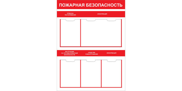 Стенд-11 "Пожарная безопасность"