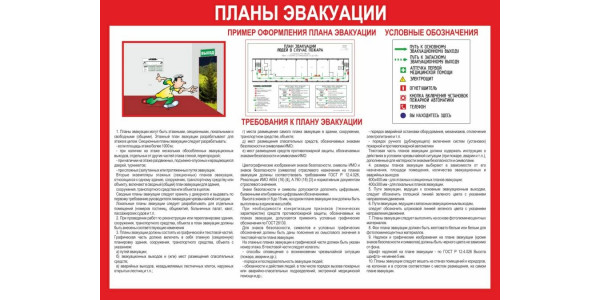 Стенд "План эвакуации"