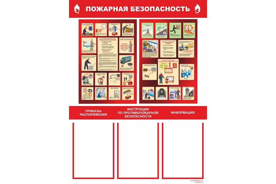 Стенд-5 "Пожарная безопасность"