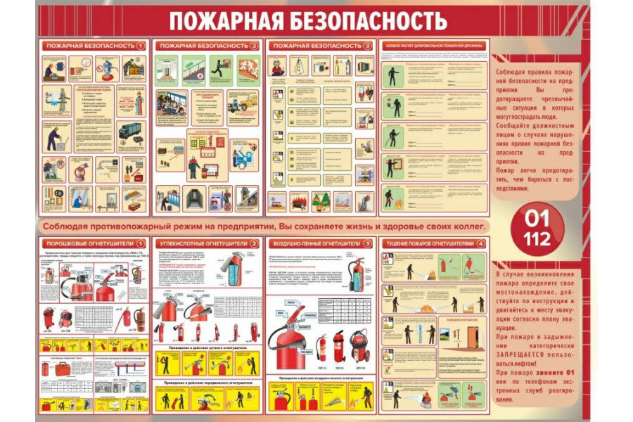Стенд-1 "Пожарная безопасность"