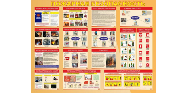 Стенд-8 "Пожарная безопасность"