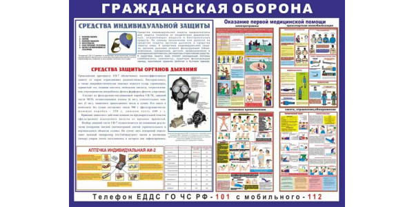 Стенд-2 "Уголок гражданской обороны"
