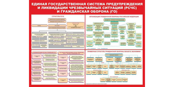 Стенд "Единая государственная система предупреждения"