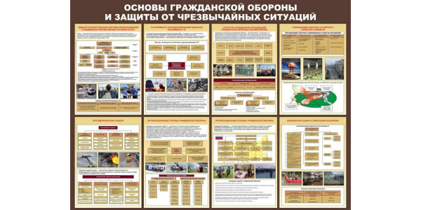 Стенд "Основы гражданской обороны и защиты от ЧС"