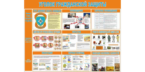 Стенд-2 "Уголок гражданской защиты"